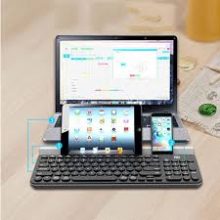 Bluetooth Multi-Device Keyboard For iPad, iPhone, Computer, Laptop, Smart Phone