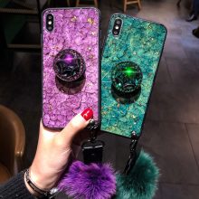 Luxury Marble Glitter Phone Cover for Oppo F9
