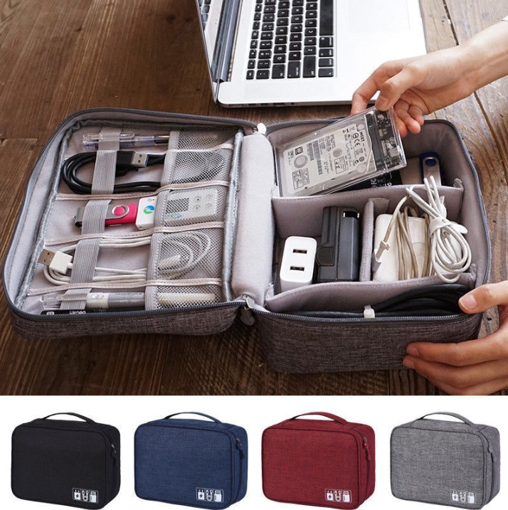 Portable Waterproof Travel Cable Organizer Bag - EasyShop
