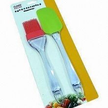 Evershine Silicone Brush and spatula set for Pastry/ cake barbeque cooking