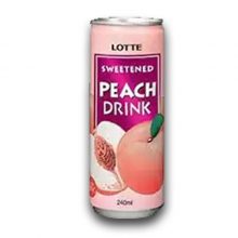 Lotte Sweetened Peach Drink-240ml