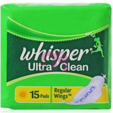 Sanitary Napkin Whisper Ultra 15 Piece