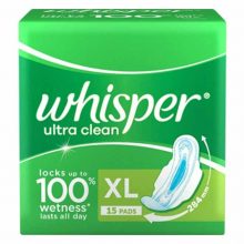 Sanitary Napkin Whisper Ultra 15s +