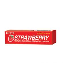 Lotte Gum Strawberry Flavor Stick-12.5gm