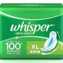 Whisper Ultra Clean XL 8 Pad