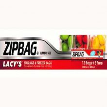 Zip Bag Lacys 12Bags+3